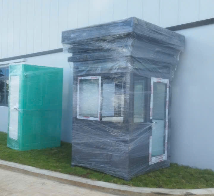Cabin bảo vệ khung thép vách composite